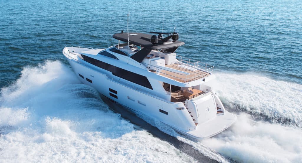 Hatteras 70 Motoryacht, MIBS, Miami Boat Shows