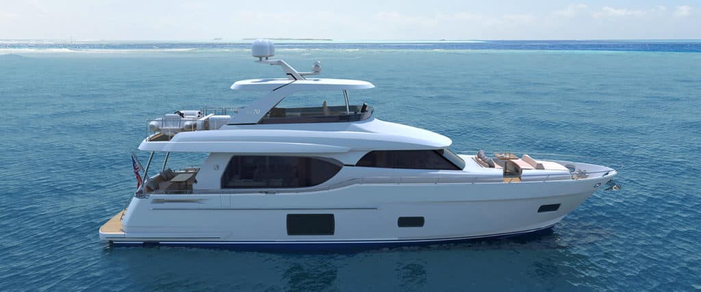Ocean Alexander 70 E motoryacht, MIBS, Miami Boat Shows