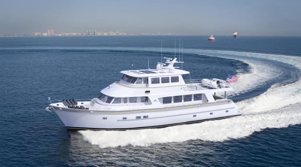 Outer Reef Yachts 860 Deluxebridge, MIBS, Miami Boat Shows