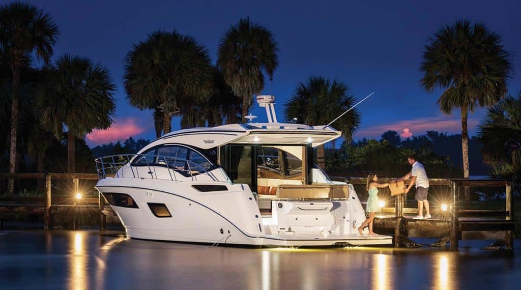 Sea Ray 400 Sundancer, yachts, MIBS, Miami Boat Shows