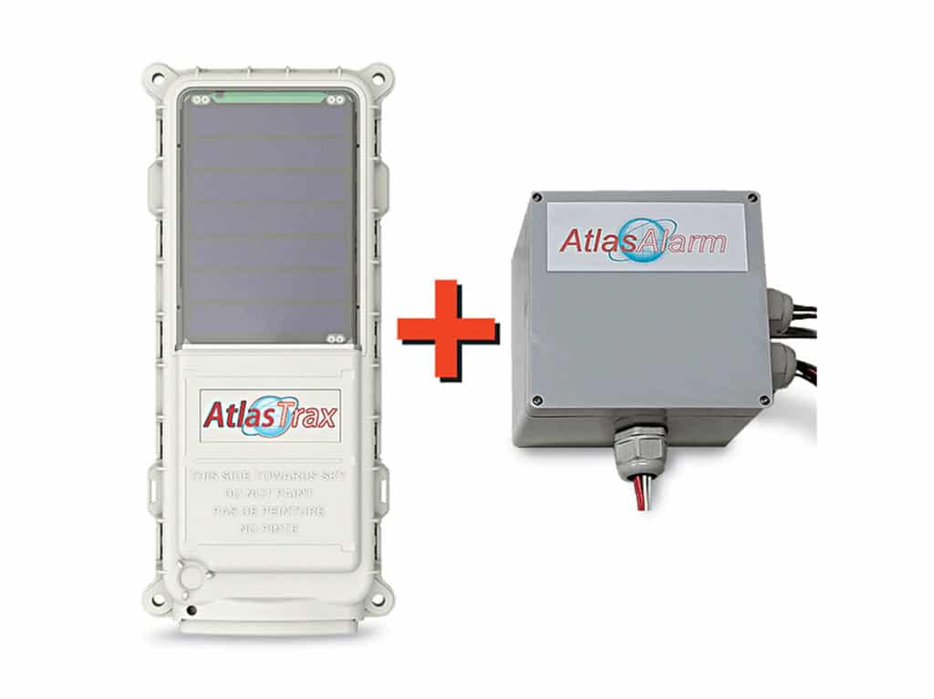 AtlasTrax AtlasAlarm and Satellite SolarTrax GPS Tracker