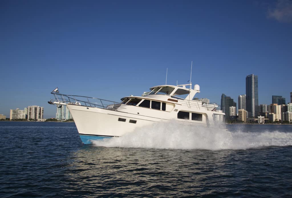 trawler style yacht