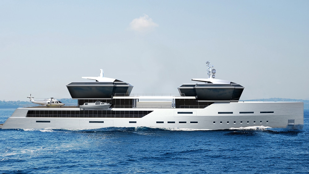 Gill Schmid Design, Mega-Yacht, Concept, Explorer