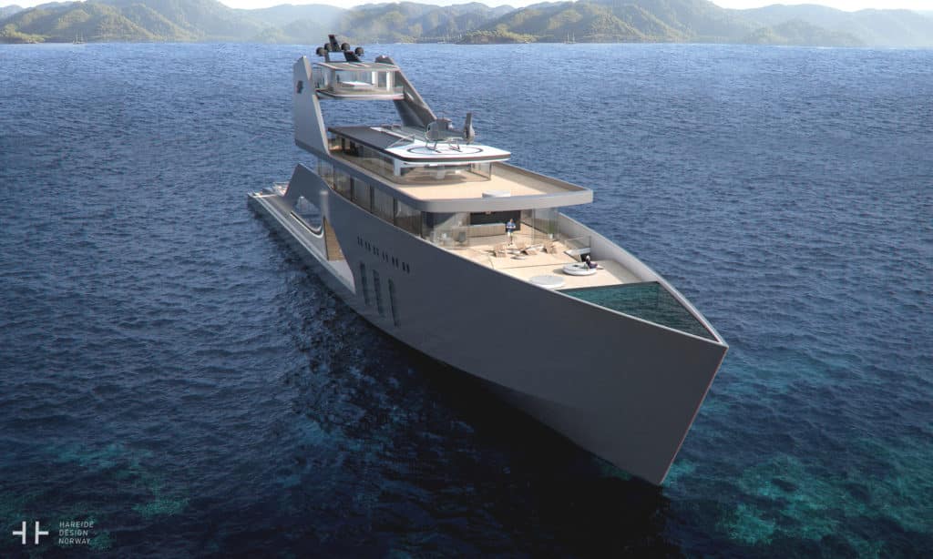 Hareide Design, 108m Mega-Yacht