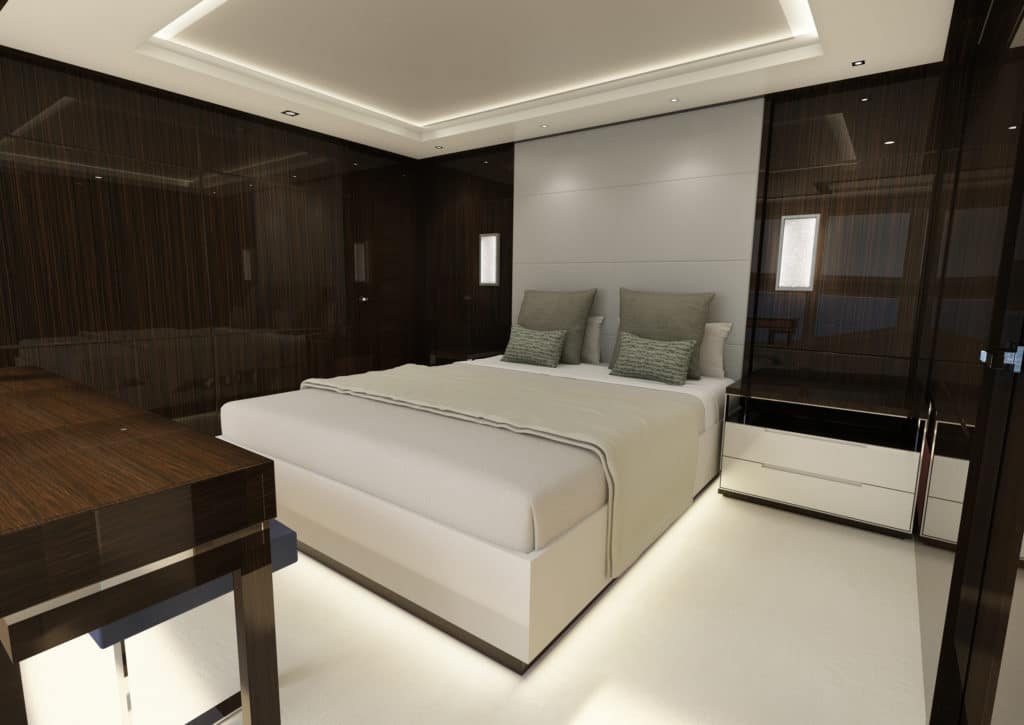 Rendering of Sunseeker 131 Yacht