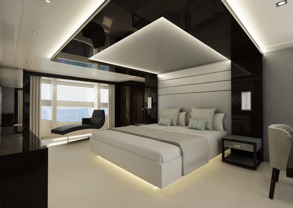 Rendering of Sunseeker 131 Yacht