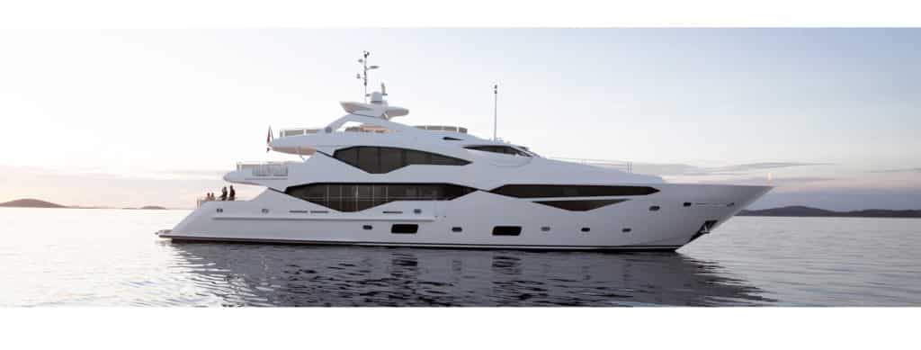 Rendering of Sunseeker 131 Yacht