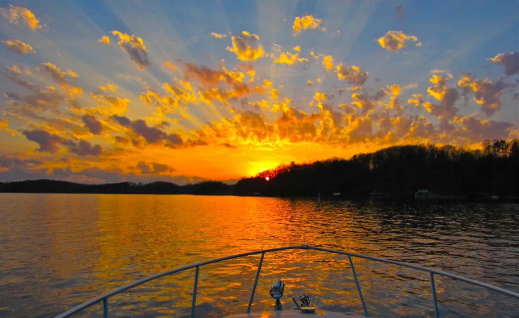 Sunset, Yachting