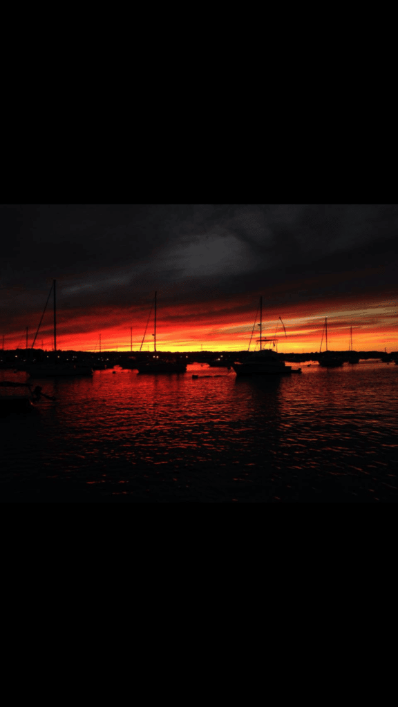 Sunset, Yachting