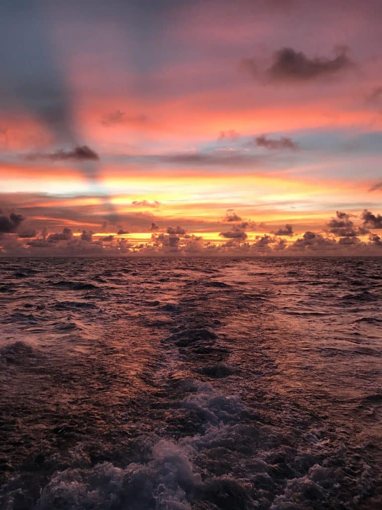 Sunset, Yachting