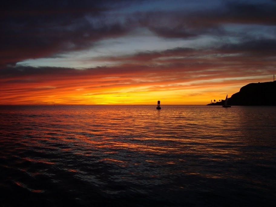 Sunset, Yachting