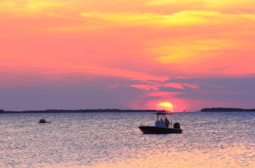 Sunset, Yachting