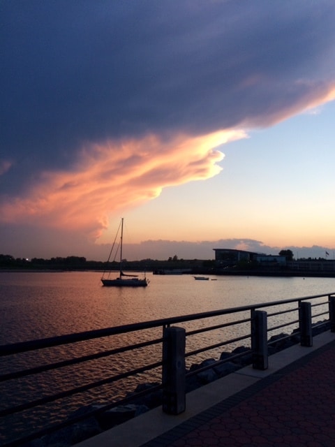 Sunset, Yachting