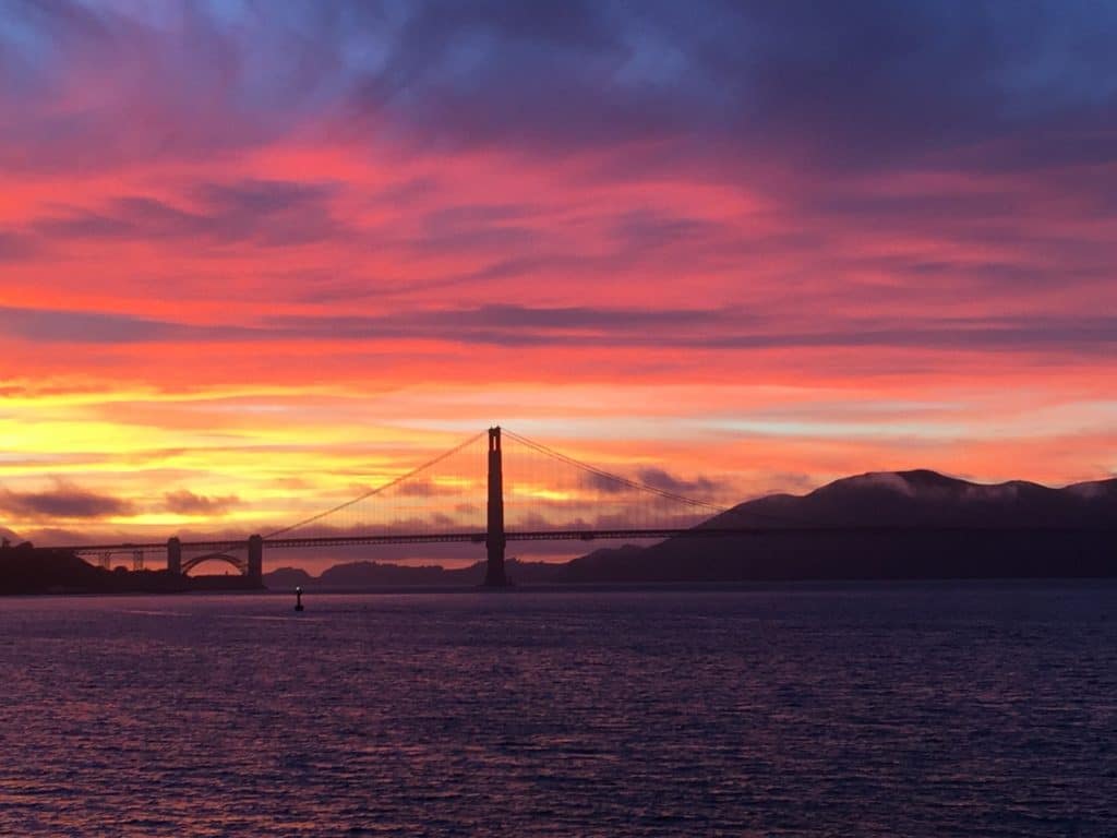 Sunset, Yachting