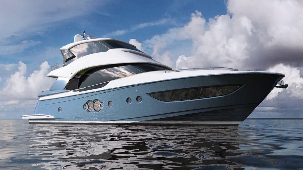 Monte Carlo Yachts skylounge model