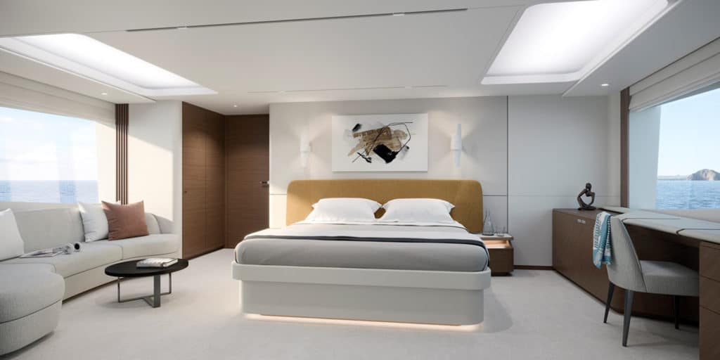 Princess Yachts Y95 Stateroom