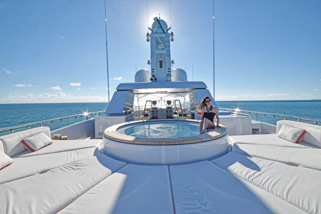 147-foot Feadship deck