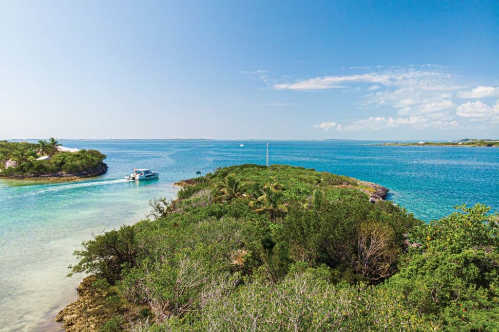 The Abacos islands in the Bahamas.