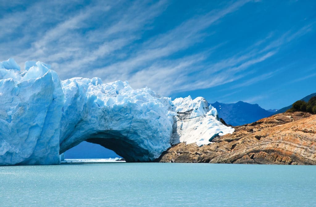 Arctic glaciers and water
