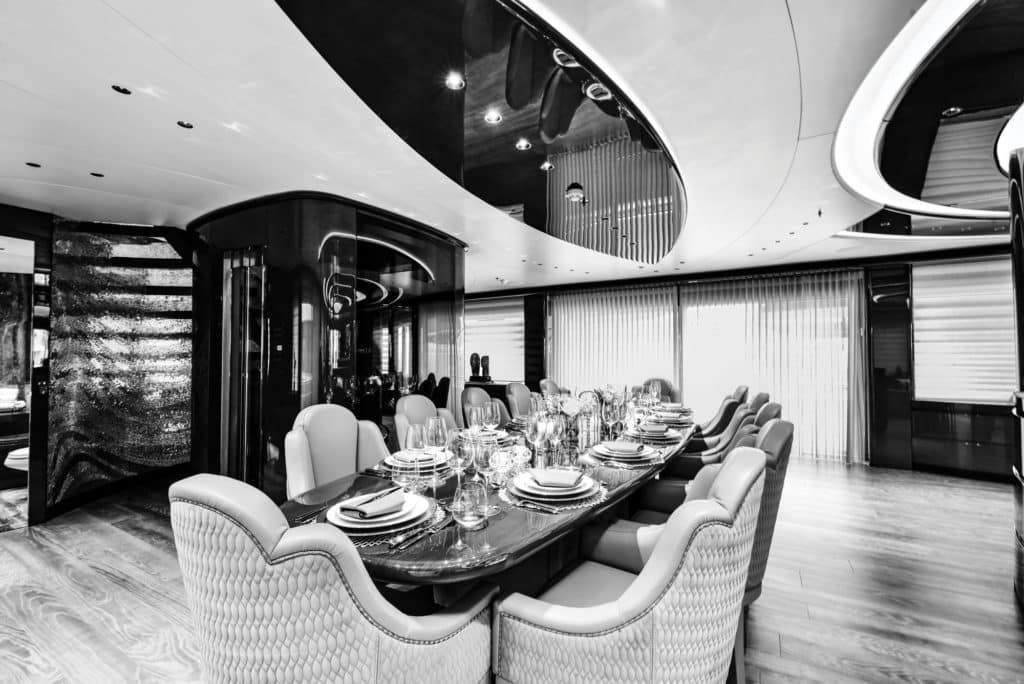186-foot Hargrave Yacht interior
