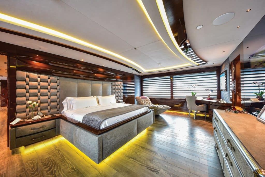 186-foot Hargrave Yacht interior