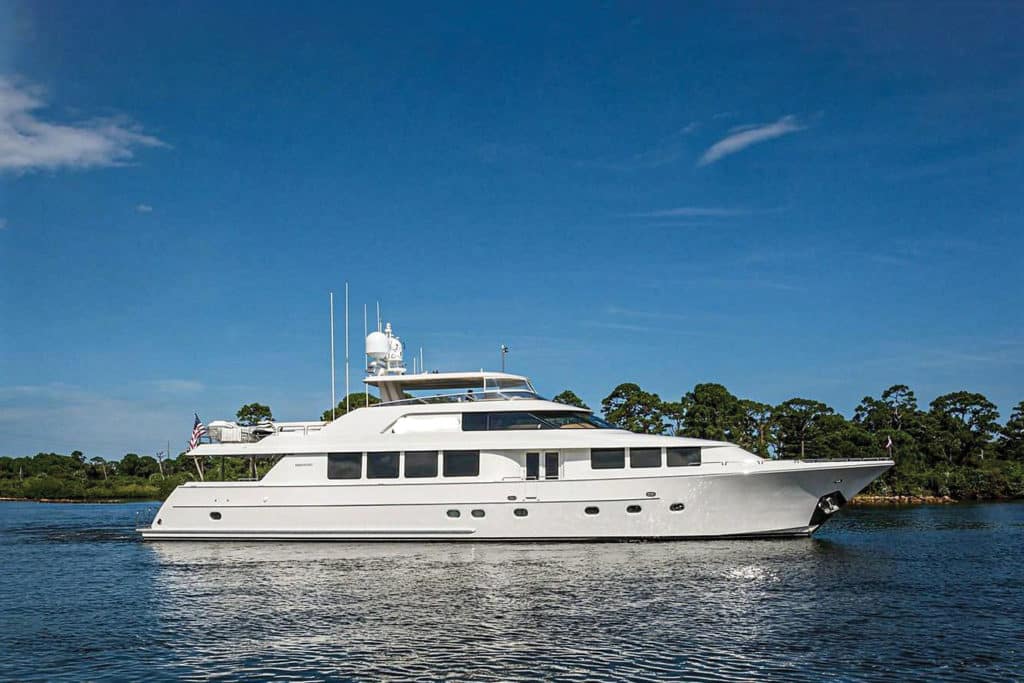 112-foot ­Westport yacht