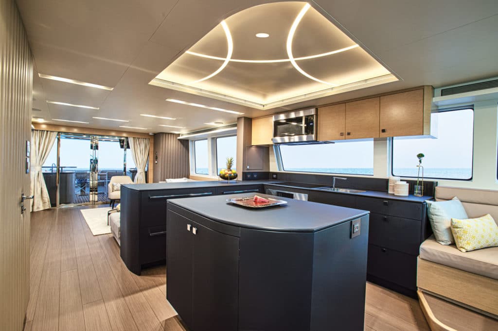 CL Yachts’ galley