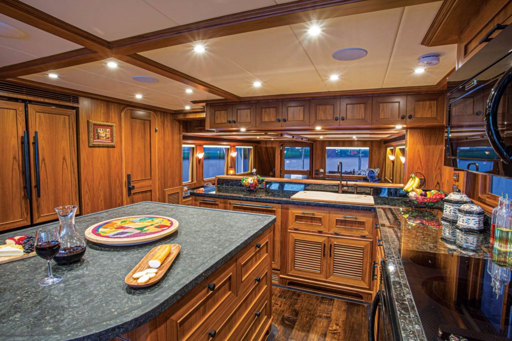 Outer Reef yacht galley