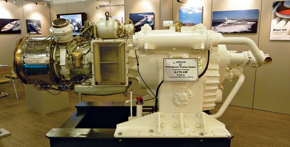 yacht turbine engine