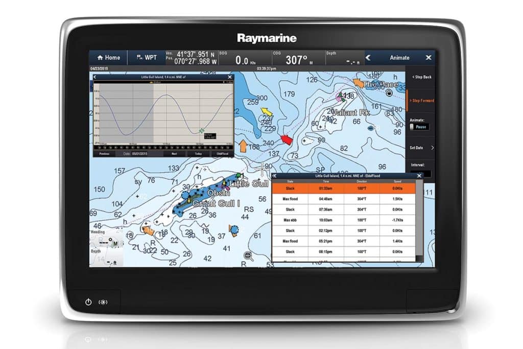 Raymarine multifunction display