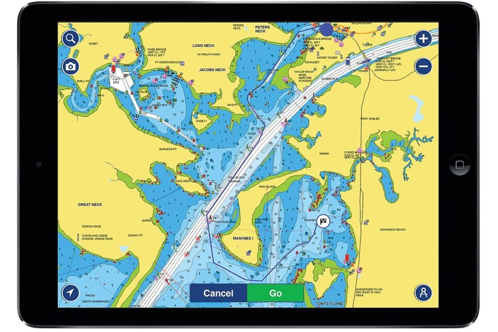 Navionic's Autorouting feature