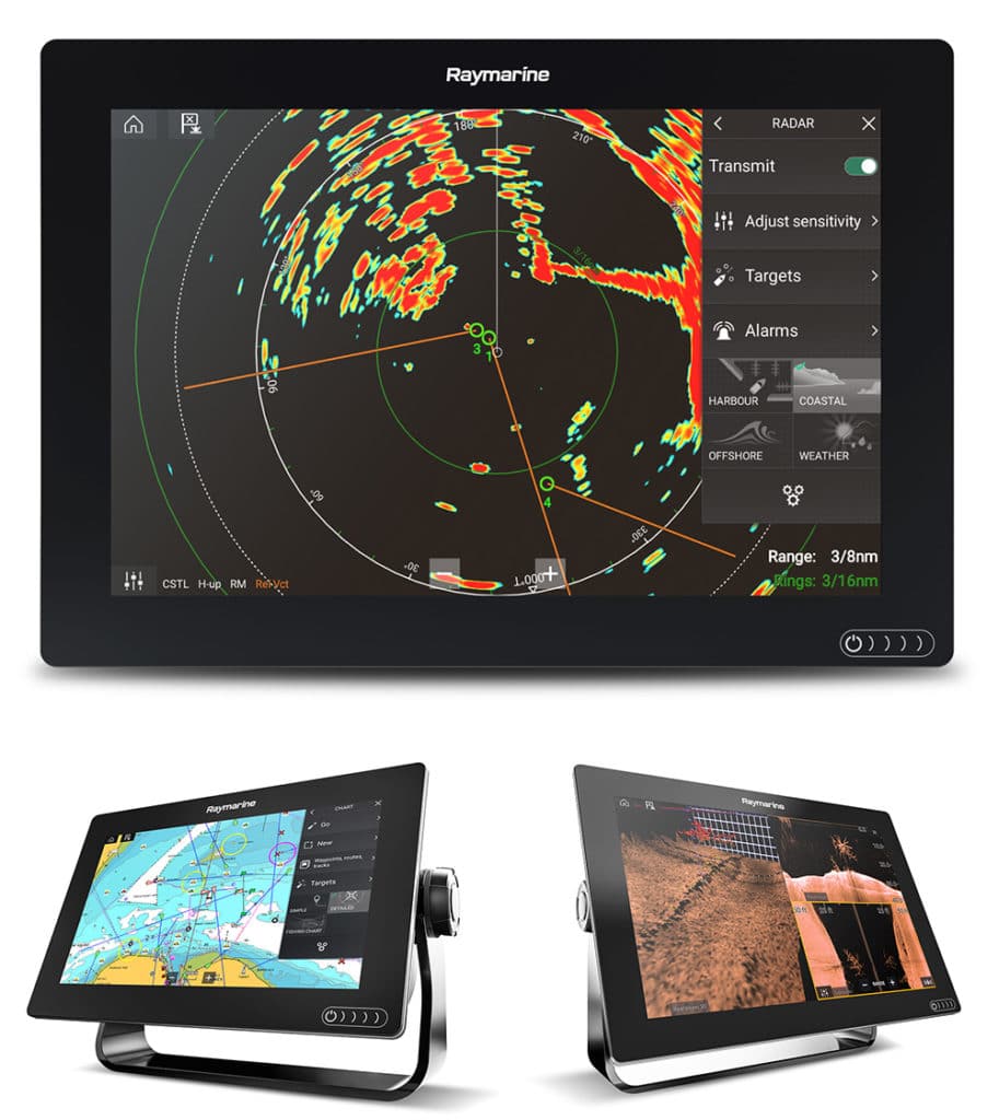 Axiom multifunction displays from Raymarine