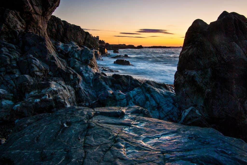 Solid-state compasses, Beach, Sunset