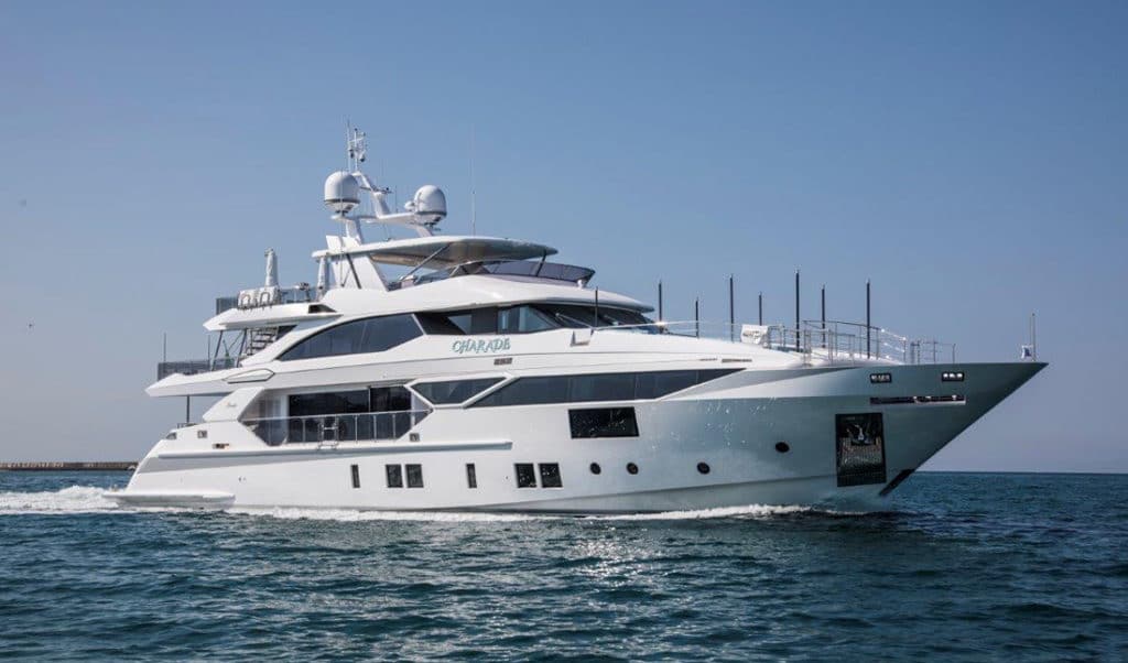 benetti yachts fast 125 charade