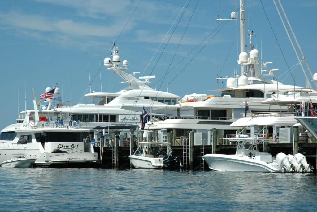 mega yacht nantucket