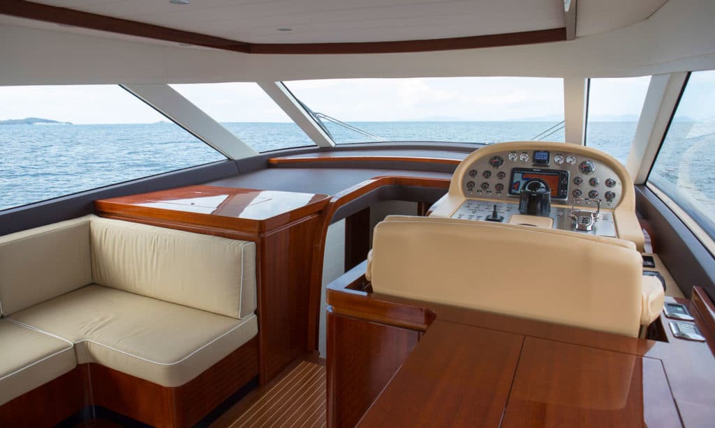 velsheda yacht interior