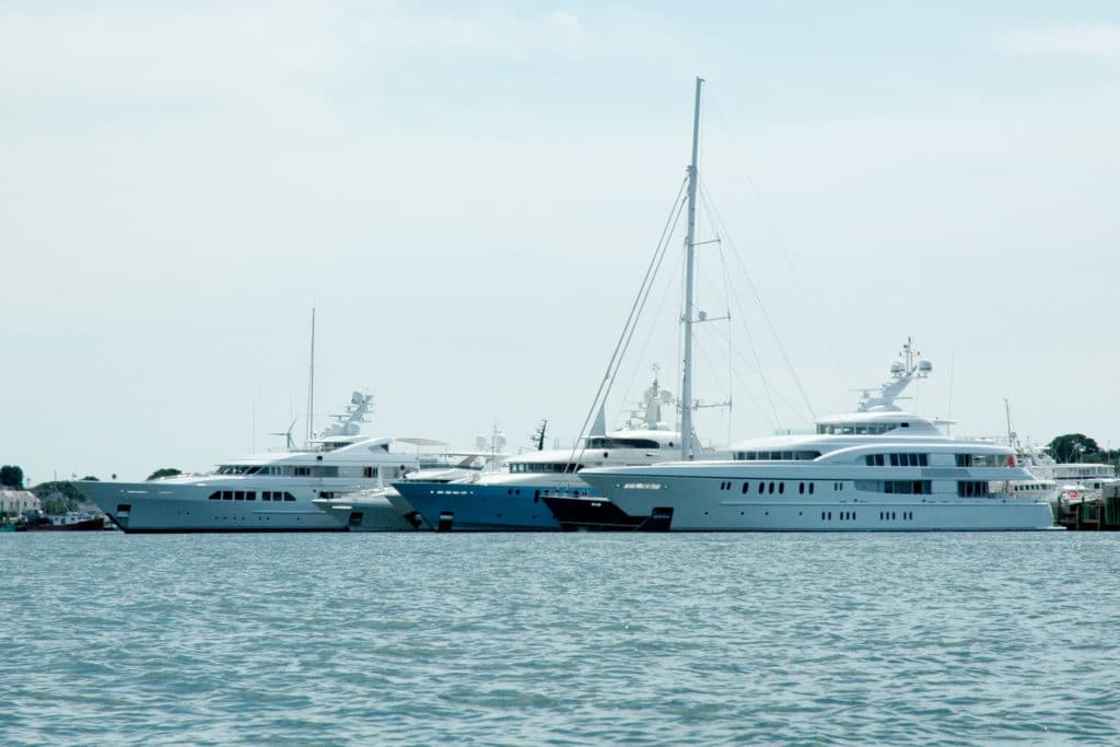 mega yacht nantucket