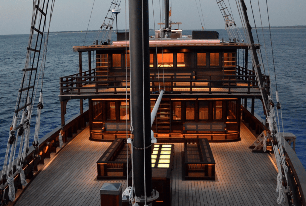 Imtra LED lighting on sailing yacht Dunia Baru