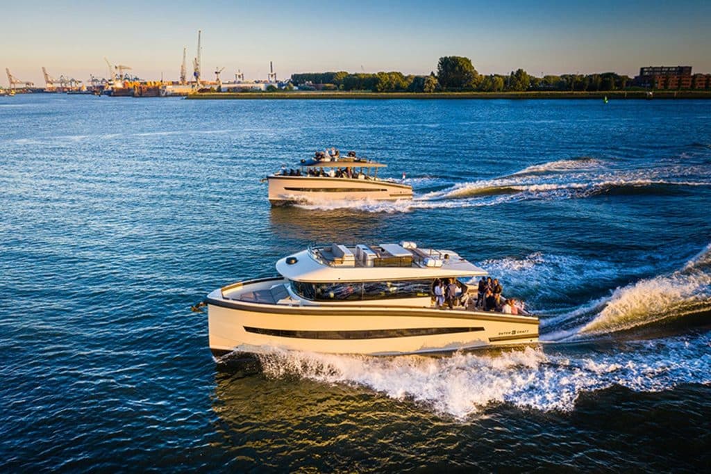 Two DutchCraft 56 yachts side by side