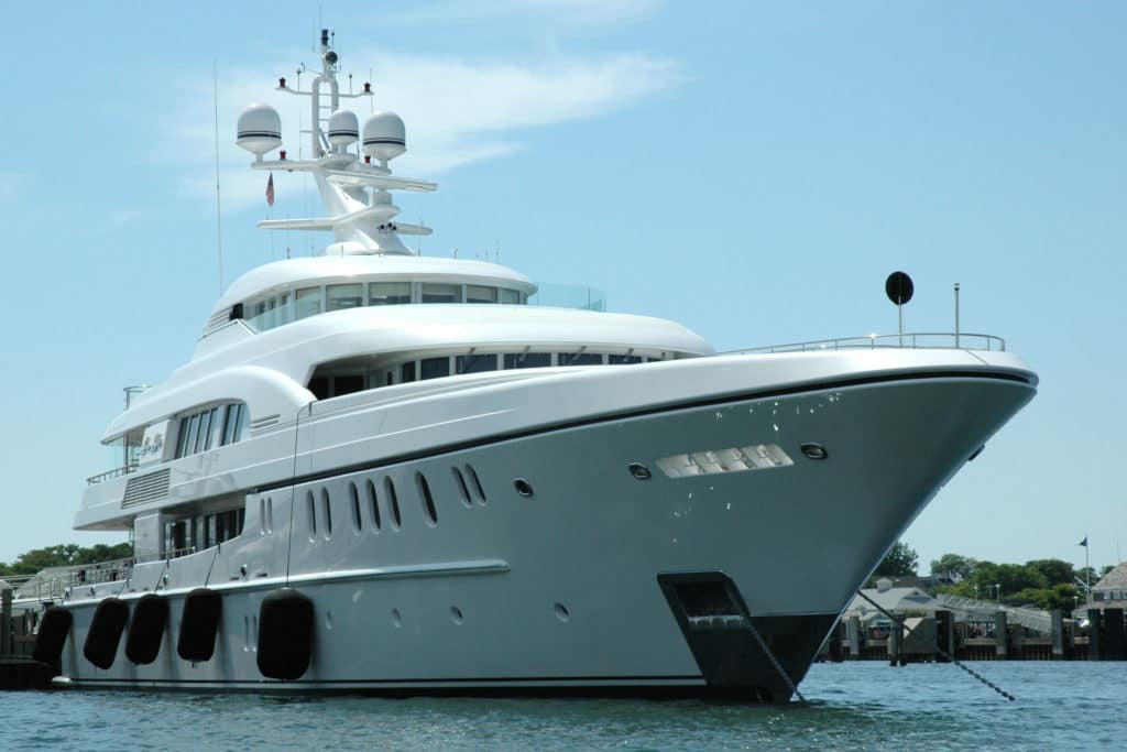 mega yacht nantucket