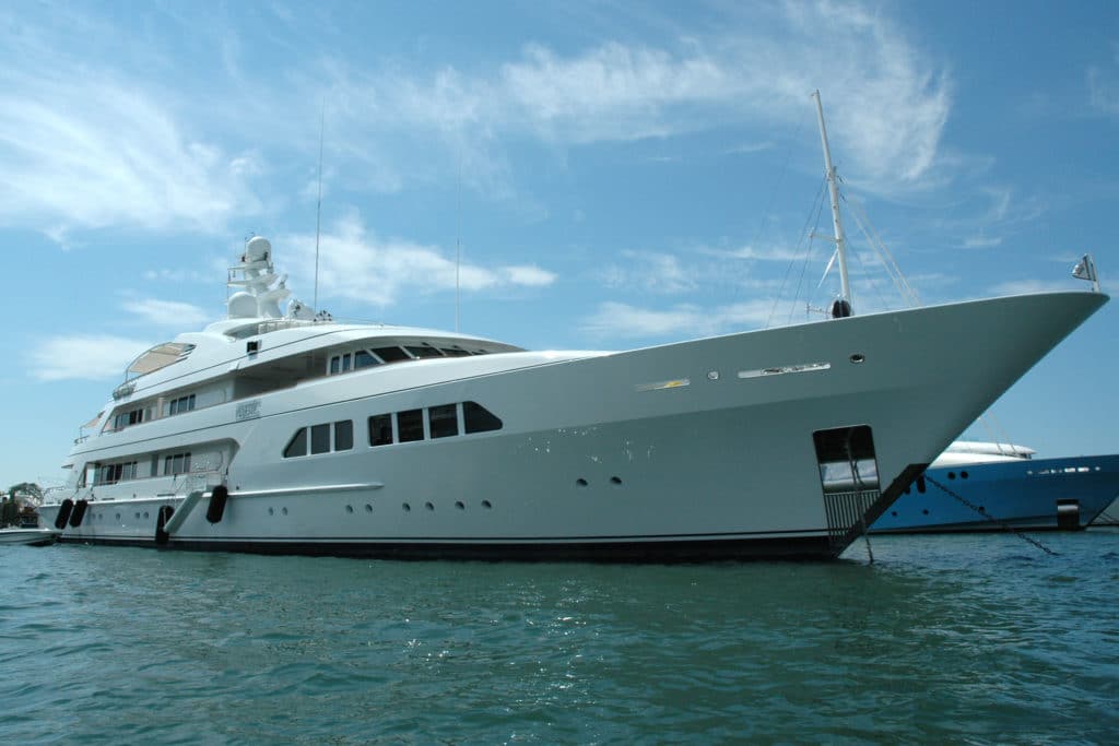 mega yacht nantucket