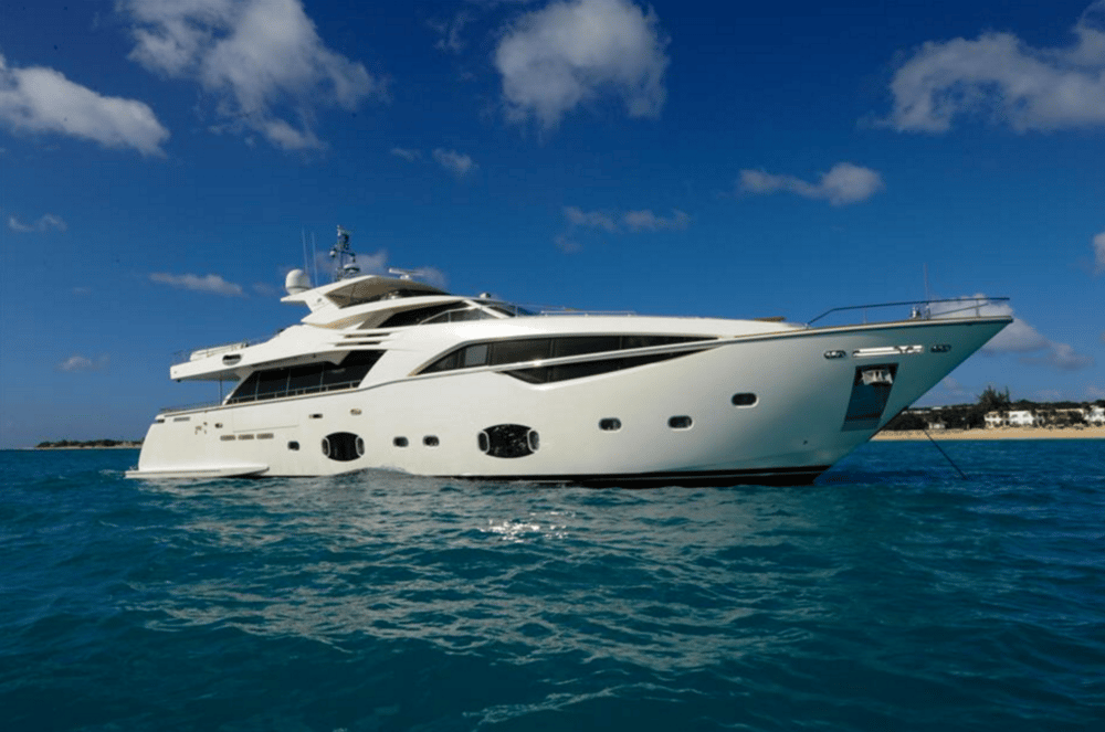 100-foot Ferretti Custom Line, Yacht
