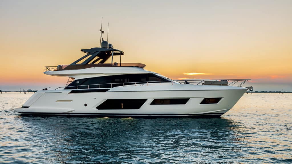 ferretti yachts 670