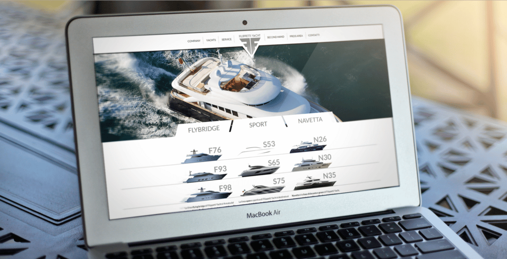 Filippetti Yacht website