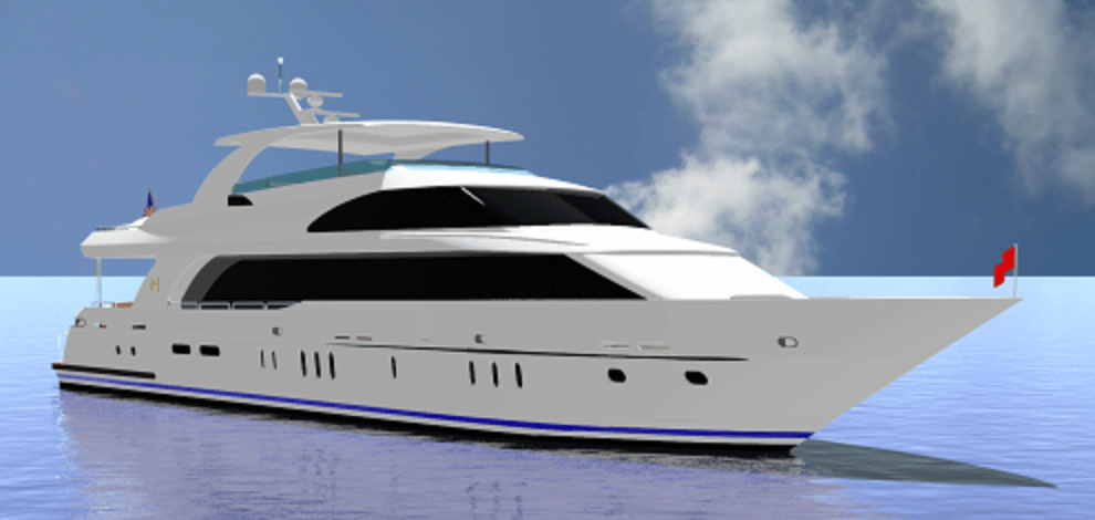 rendering of Hargrave yacht Renaissance