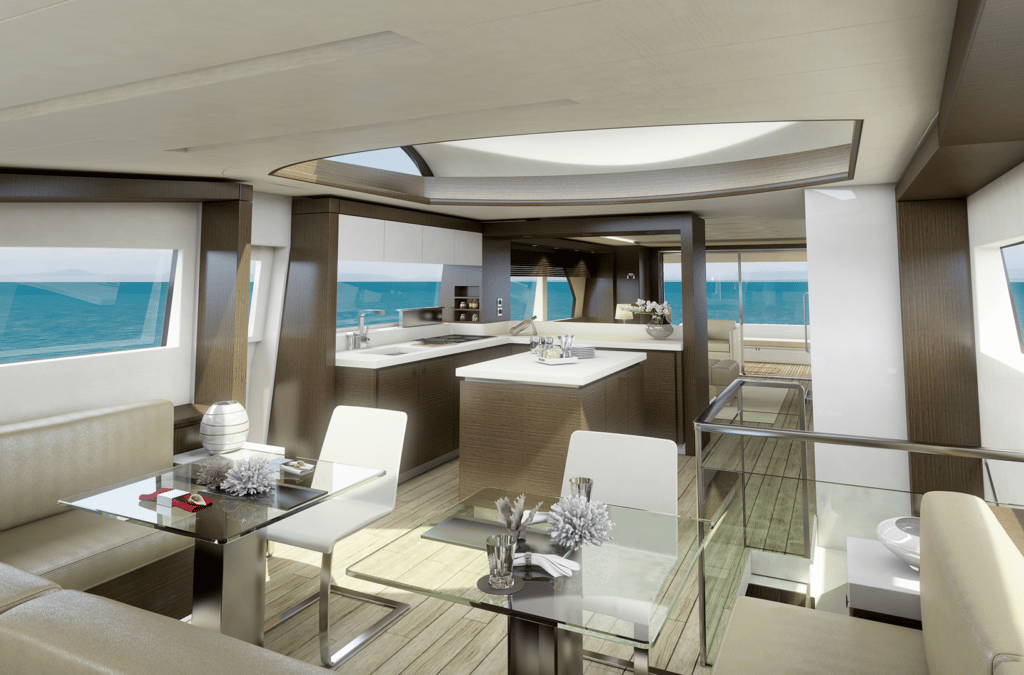 Hatteras 70 Motor Yacht rendering
