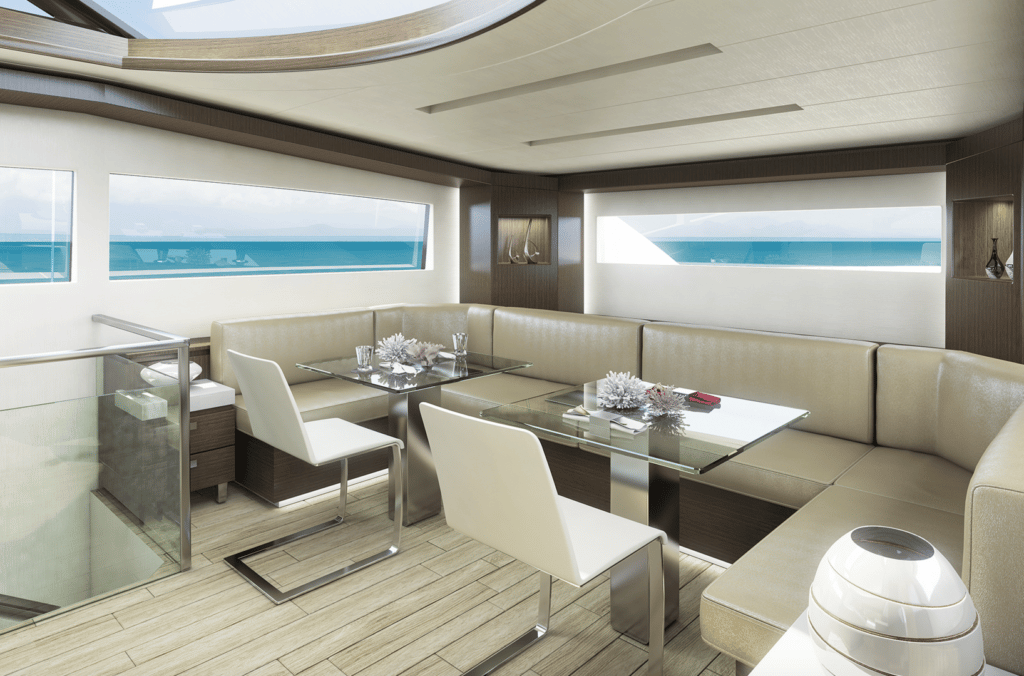 Hatteras 70 Motor Yacht rendering