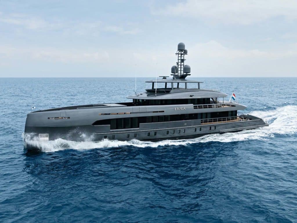Side View of Heesen Yachts