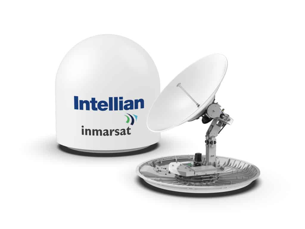 Intellian GX100NX terminal