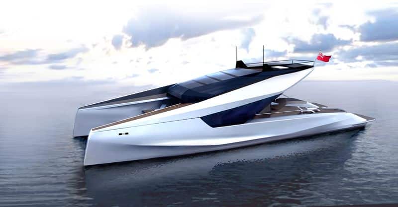 JFA Yachts 115 powercatamaran concept